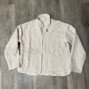 Splendid Cream Quilted Jacket